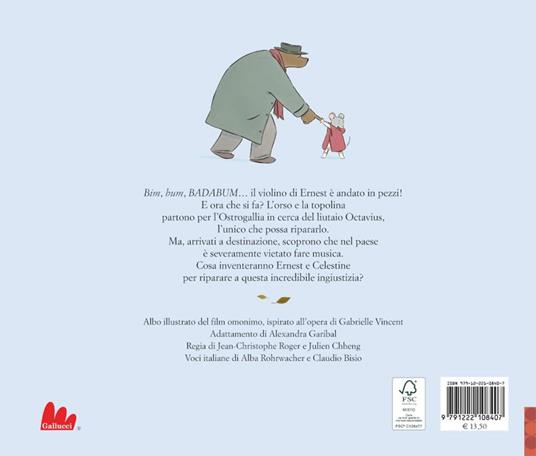 LaFeltrinelli Ernest E Celestine. L'avventura Delle 7 Note. Ediz. A Colori