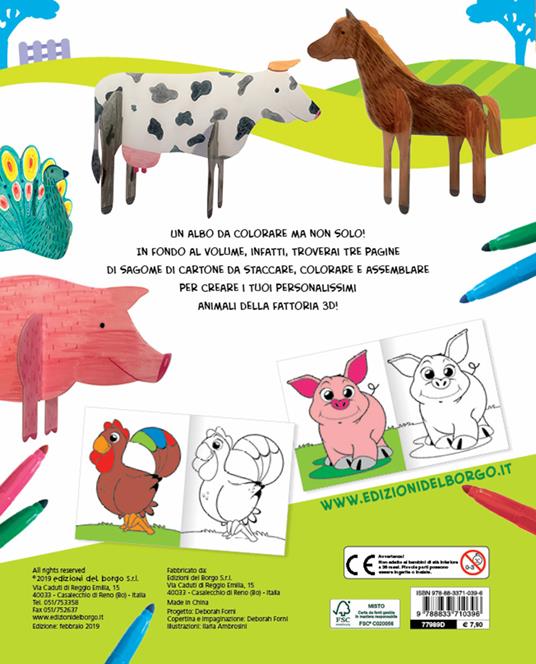 LaFeltrinelli Fattoria. Colorare In 3D. Ediz. A Colori