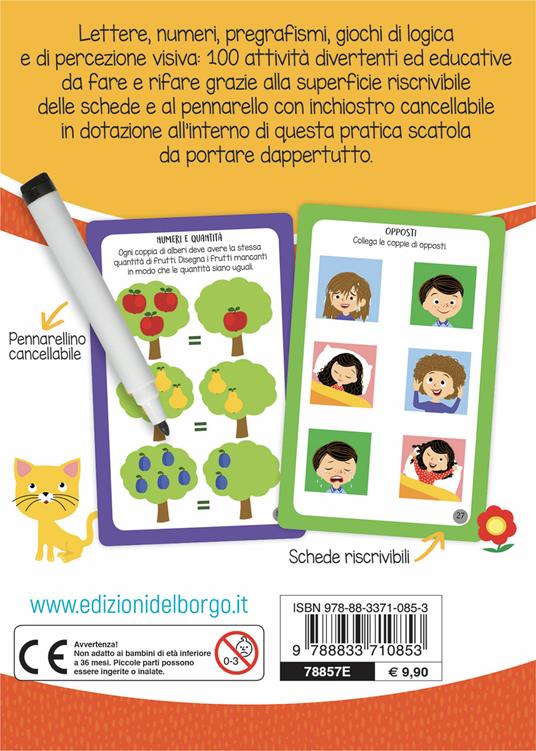 LaFeltrinelli Giochi Educativi Per Bambini. Ediz. A Colori. Con Pennarello Cancellabile