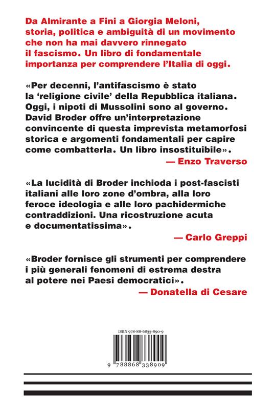 LaFeltrinelli I Nipoti Di Mussolini. Il Fascismo Nell'Italia Contemporanea
