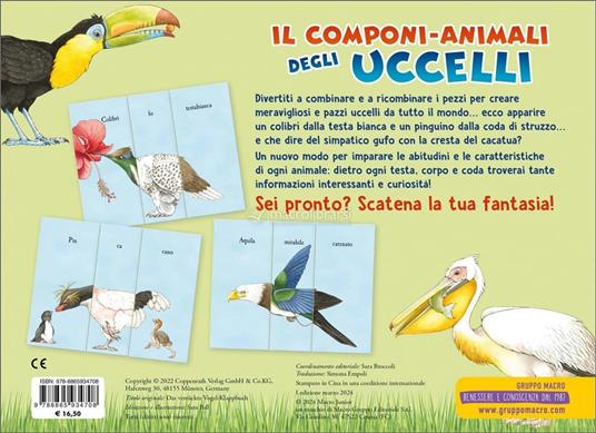 LaFeltrinelli Il Componi-animali Degli Uccelli. Ediz. A Colori