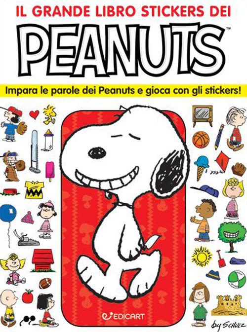 LaFeltrinelli Il grande libro stickers dei Peanuts. Impara le parole dei Peanuts e gioca con gli stickers Con adesivi