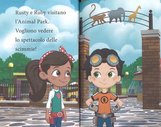 LaFeltrinelli Il Grande Spettacolo Delle Scimmie. Rusty Rivets. Con Adesivi. Ediz. A Colori