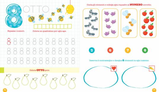 LaFeltrinelli Il Quaderno Dei Numeri. Pregrafismi Numeri E Logica. 5-6 Anni. Ediz. A Colori