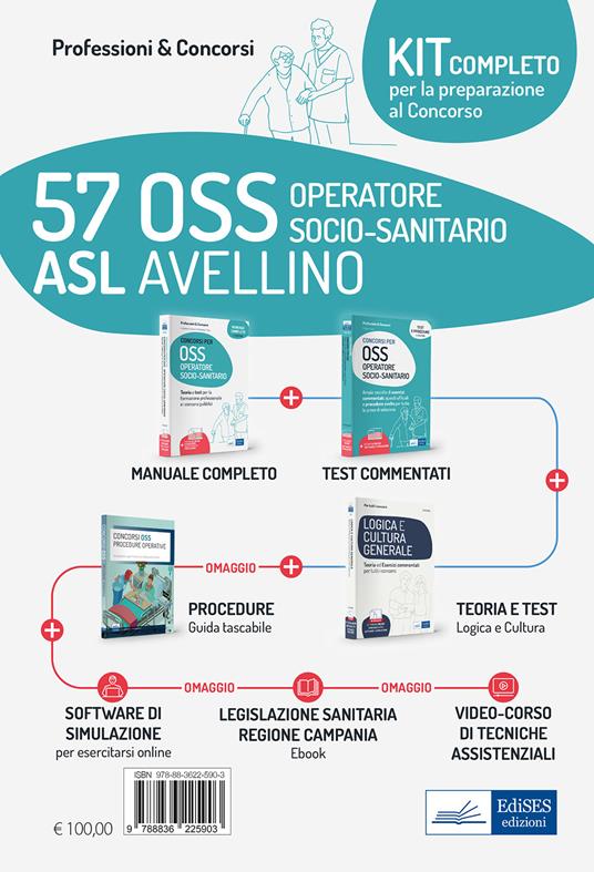 LaFeltrinelli Kit concorso 57 OSS ASL Avellino. Con e-book. Con espansione online