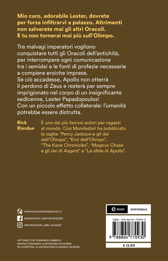 LaFeltrinelli La Profezia Oscura. Le Sfide Di Apollo. Vol. 2