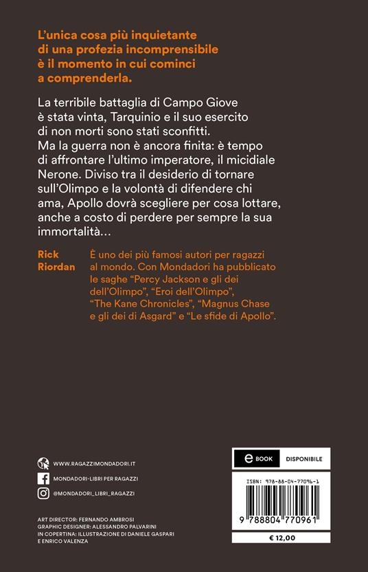 LaFeltrinelli La Torre Di Nerone. Le Sfide Di Apollo. Vol. 5