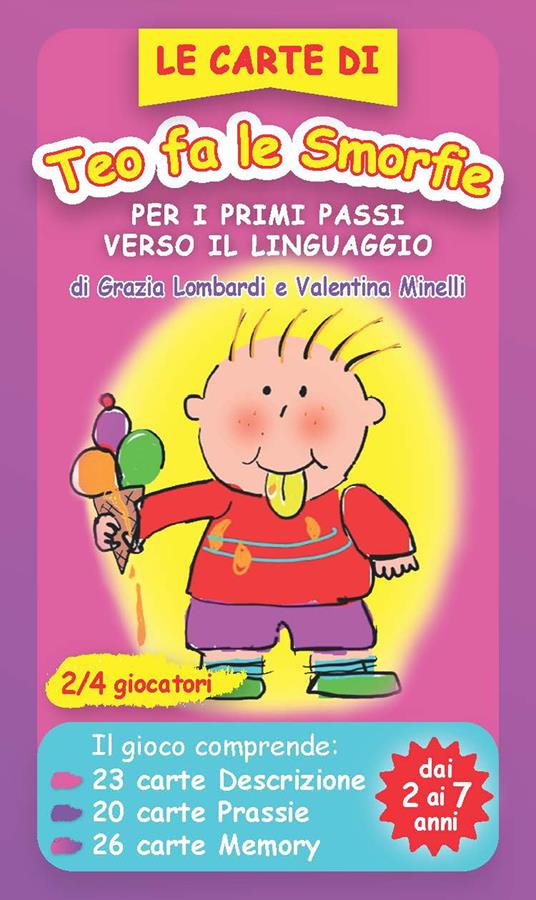LaFeltrinelli Le carte di Teo fa le smorfie. Per i primi passi verso il linguaggio. Con Carte