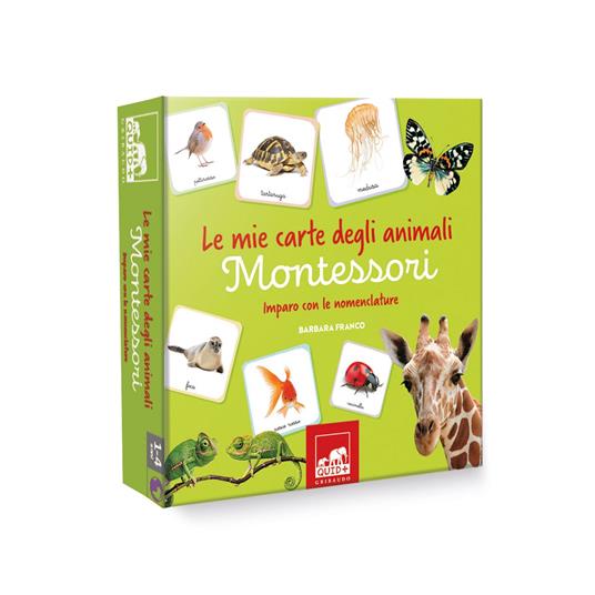 LaFeltrinelli Le mie carte degli animali Montessori. Imparo con le nomenclature. Ediz. a colori. Con 35 Carte