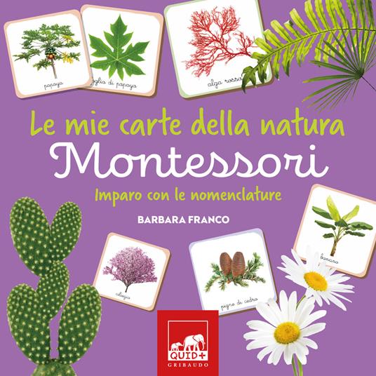LaFeltrinelli Le mie carte della natura Montessori. Imparo con le nomenclature. Ediz. a colori. Con Carte