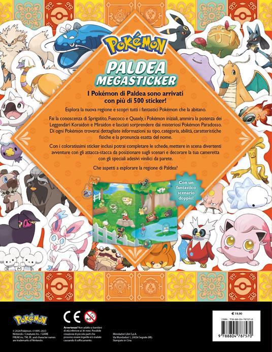 LaFeltrinelli Pokémon. Paldea Megasticker. Ediz. Illustrata