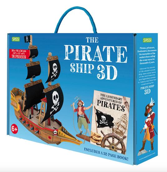 LaFeltrinelli The Legendary Adventures of Pirates. 3D Pirate Ship. Ediz. a colori. Con Giocattolo