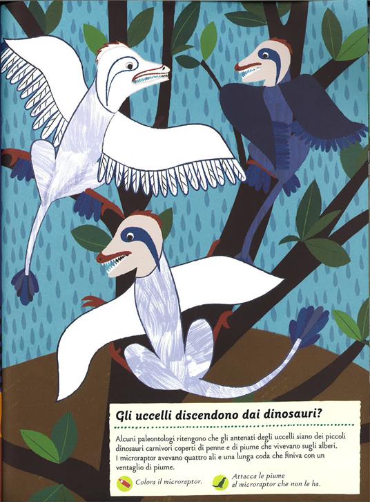 LaFeltrinelli Viva I Dinosauri Il Mio Albo Della Natura. Con Adesivi. Ediz. Illustrata
