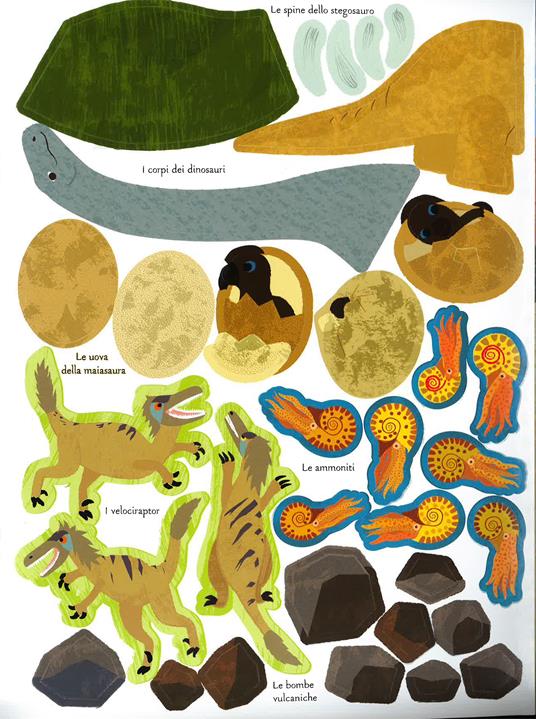 LaFeltrinelli Viva I Dinosauri Il Mio Albo Della Natura. Con Adesivi. Ediz. Illustrata