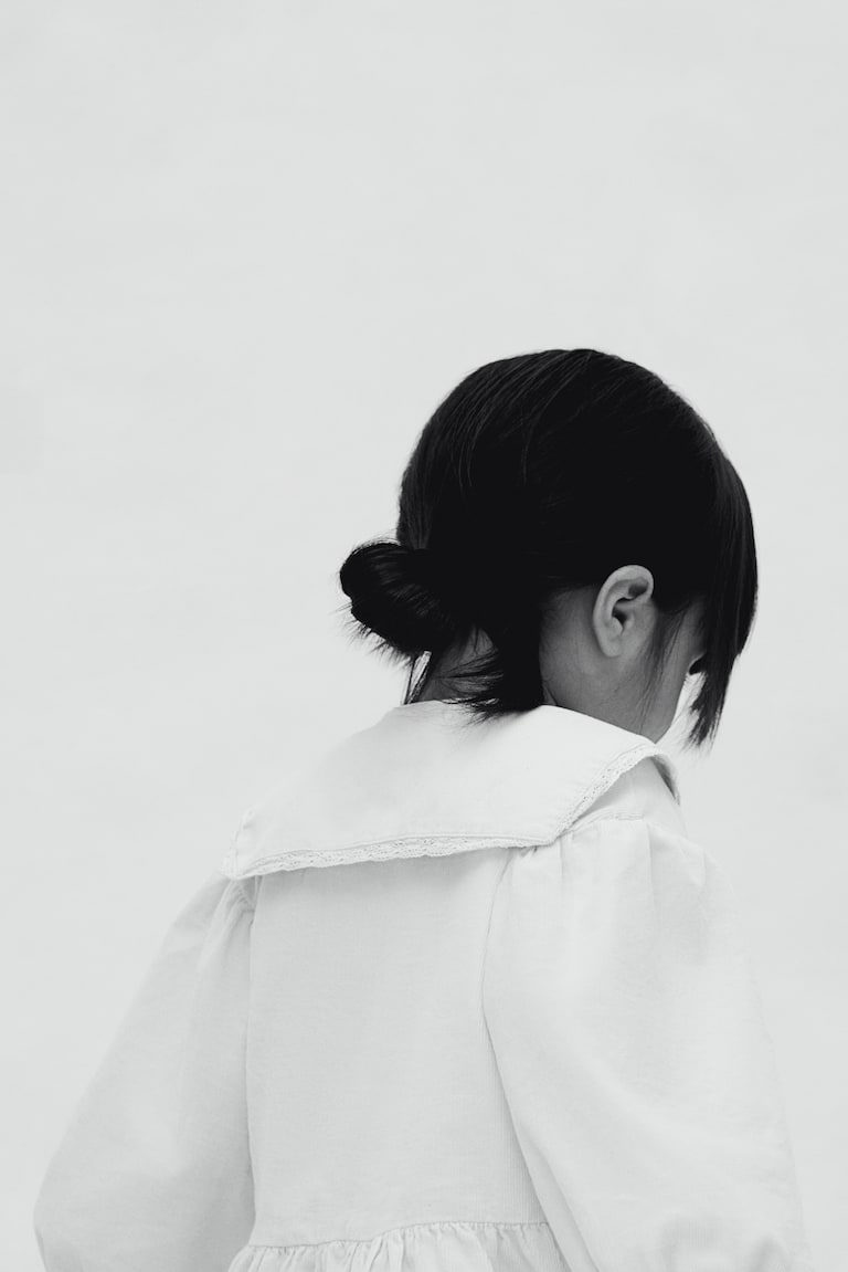 H&M Abito In Velluto Di Cotone A Coste - Beige Chiaro - BAMBINO