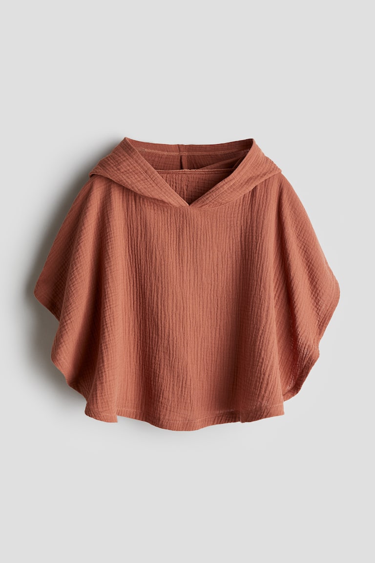 H&M Accappatoio A Poncho In Mussola Di Cotone - Crema - BAMBINO