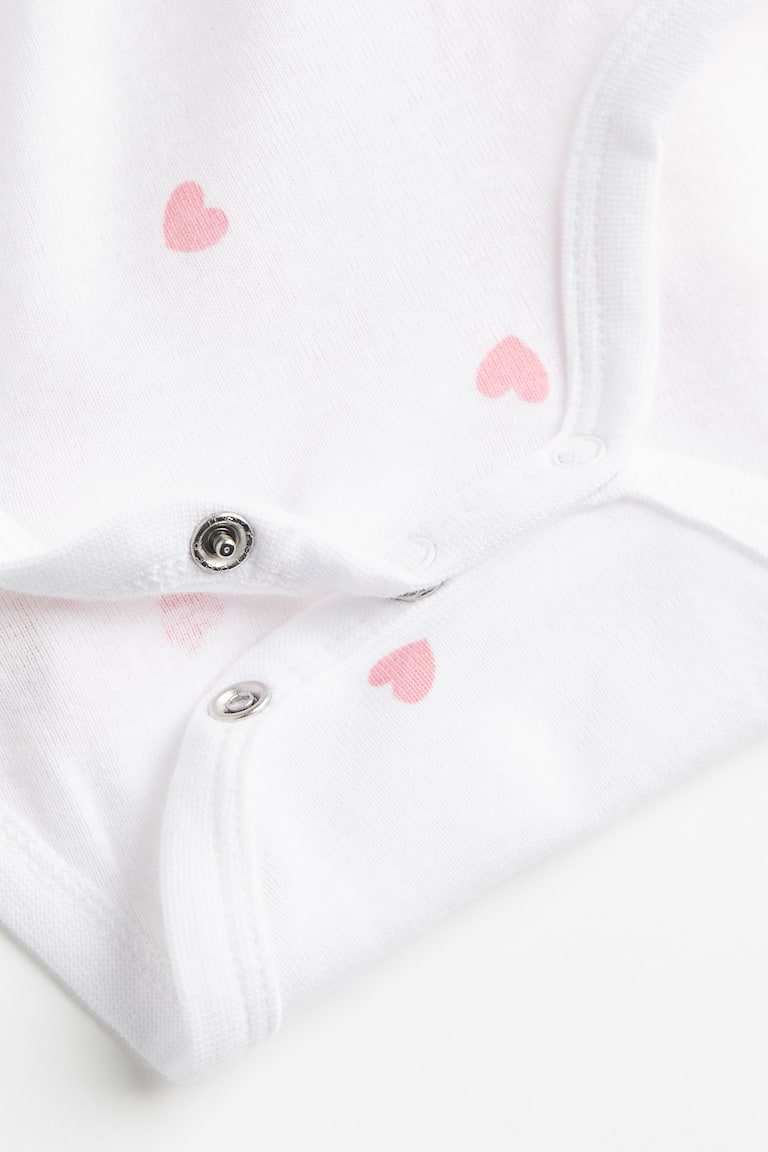 H&M Body In Cotone 5 Pezzi - Verde Chiaro/pois - BAMBINO