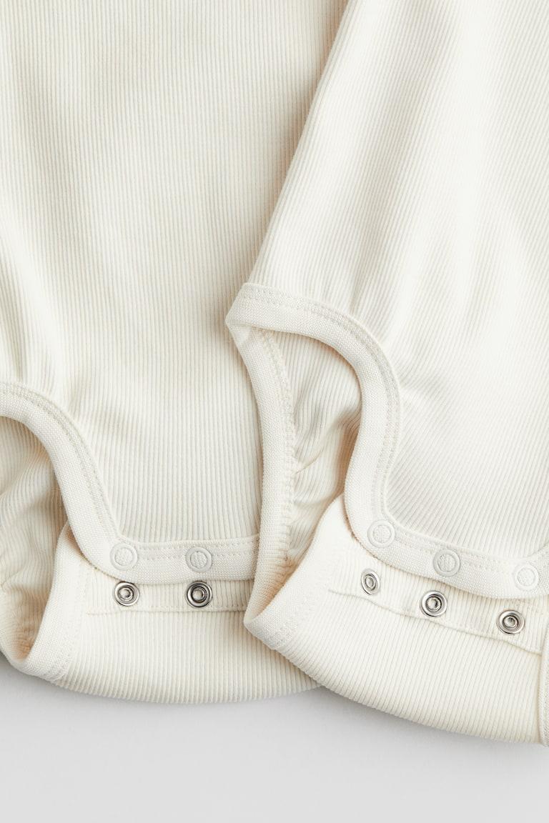 H&M Body In Jersey Di Cotone Pima 2 Pezzi - Crema - BAMBINO