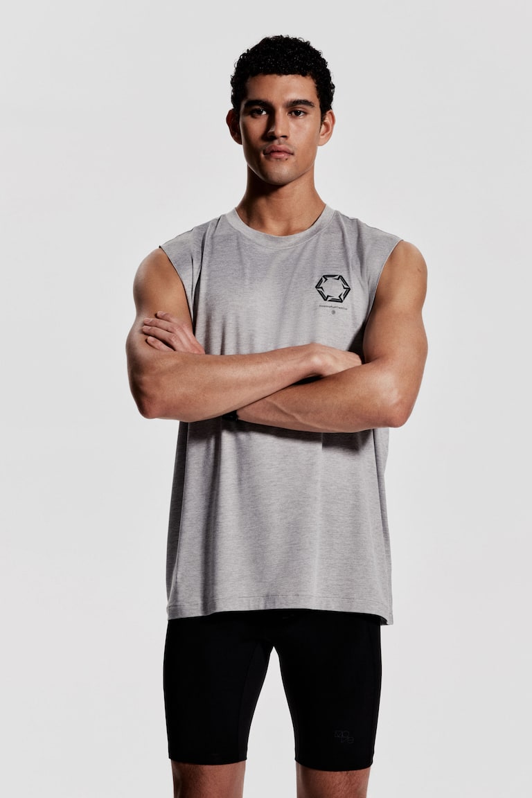 H&M Canotta Sportiva Con DryMove™ Loose Fit - Nero/Track Club - UOMO