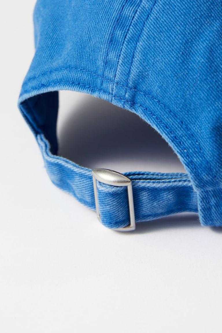 H&M Cappellino Da Baseball Effetto Lavato - Blu - DONNA