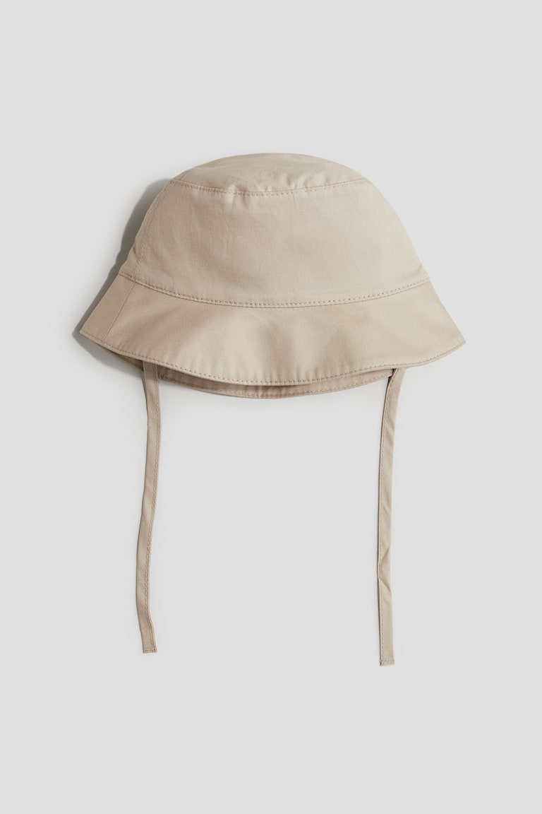 H&M Cappello da pescatore in cotone - Beige/palme - BAMBINO