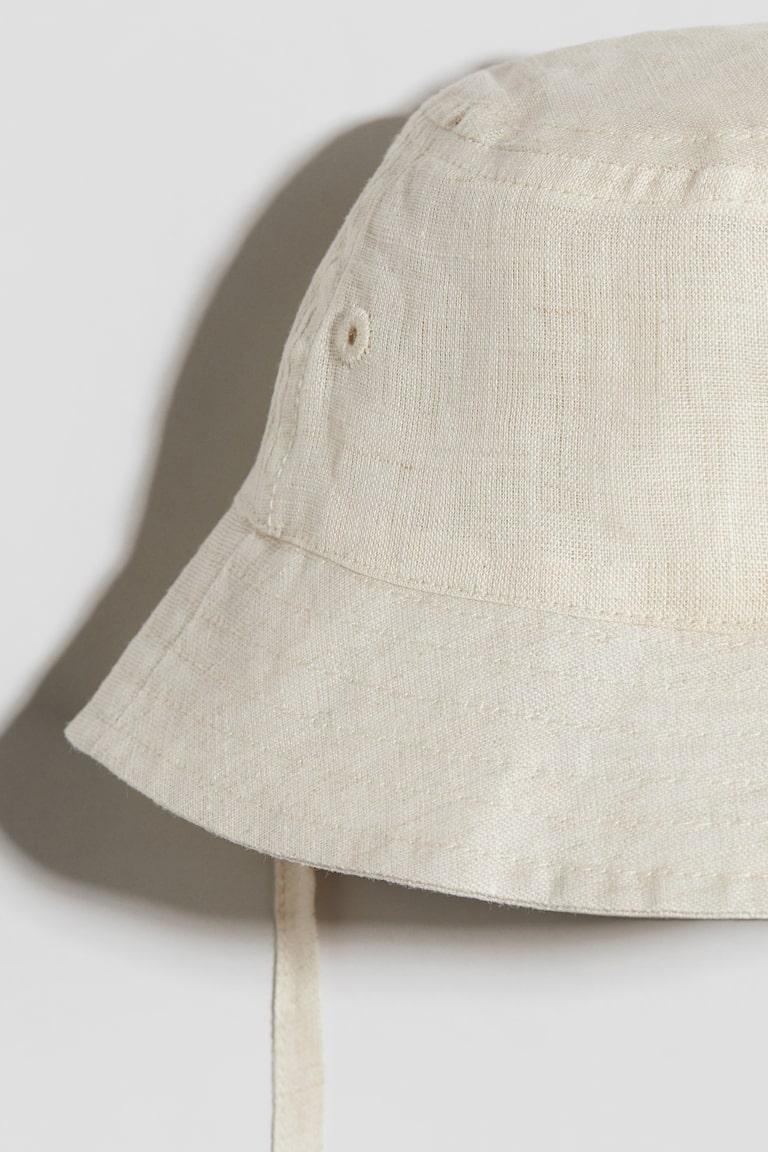 H&M Cappello Per Il Sole In Lino - Verde Kaki - BAMBINO