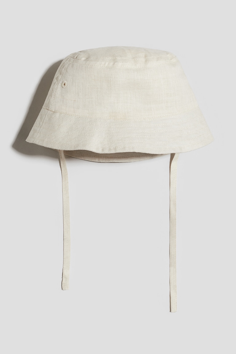 H&M Cappello per il sole in lino - Verde kaki - BAMBINO