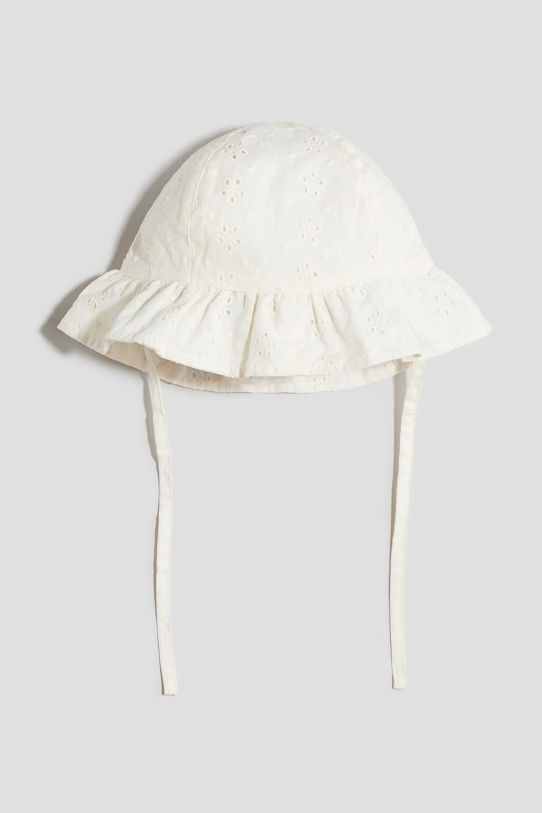 H&M Cappello per il sole in sangallo - Rosa chiaro - BAMBINO