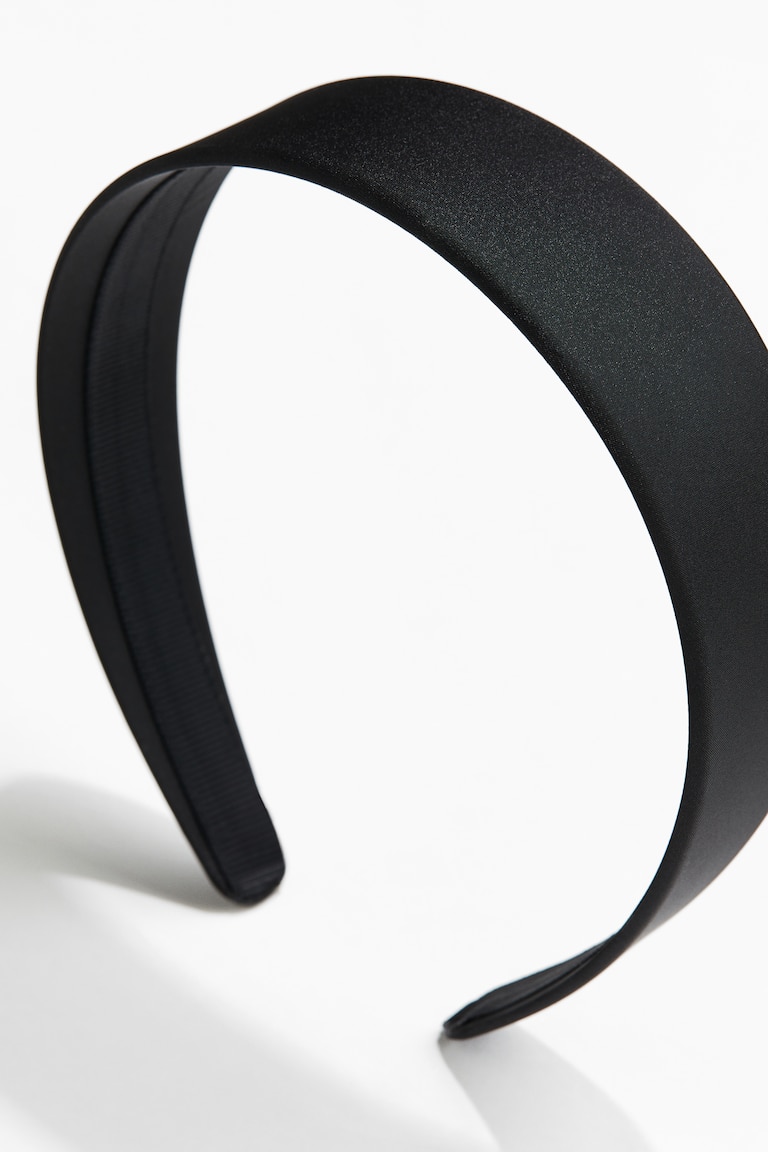 H&M Cerchietto In Satin - Beige Chiaro/leopardato - DONNA