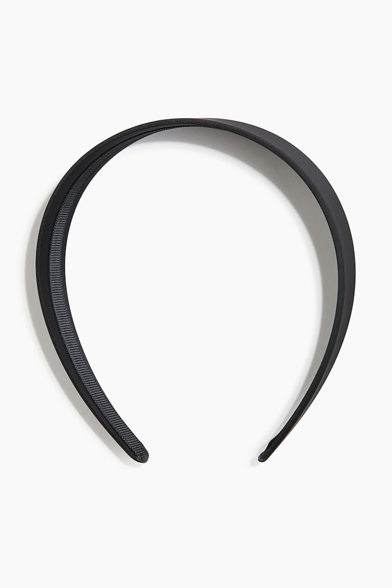 H&M Cerchietto in satin - Beige chiaro/leopardato - DONNA