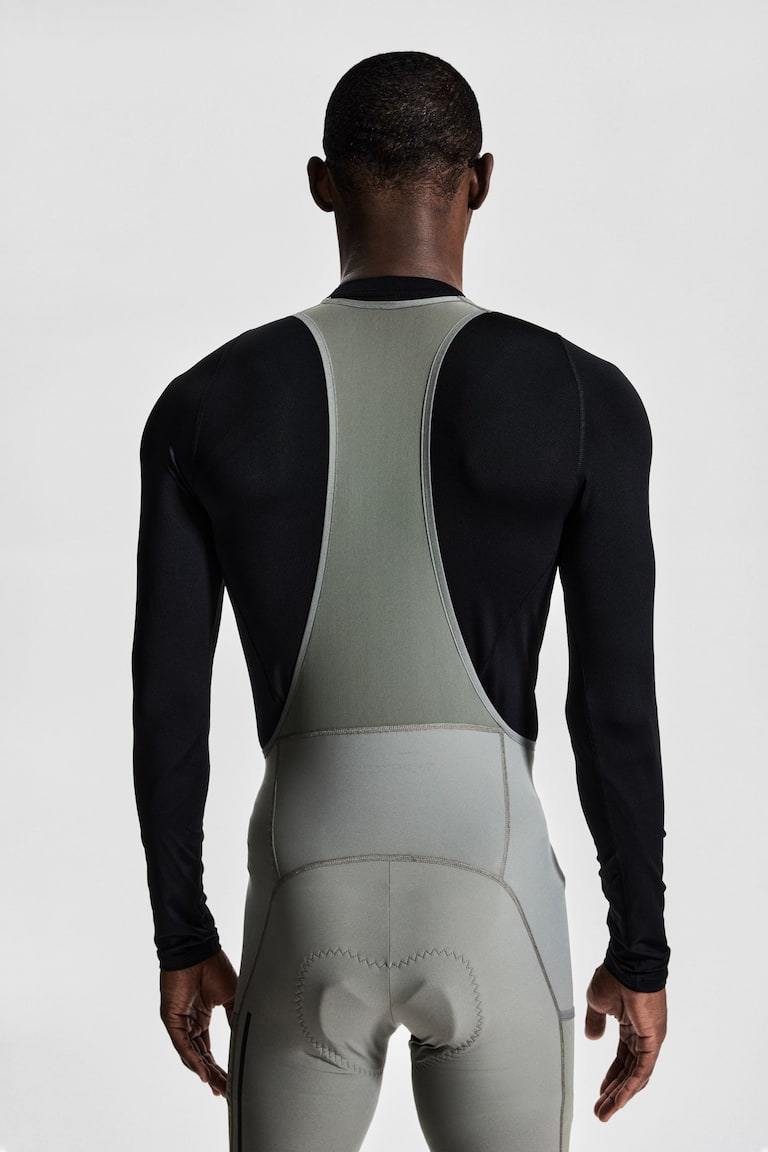 H&M Ciclisti A Salopette Con DryMove™ Media Lunghezza - Grigio Scuro - UOMO