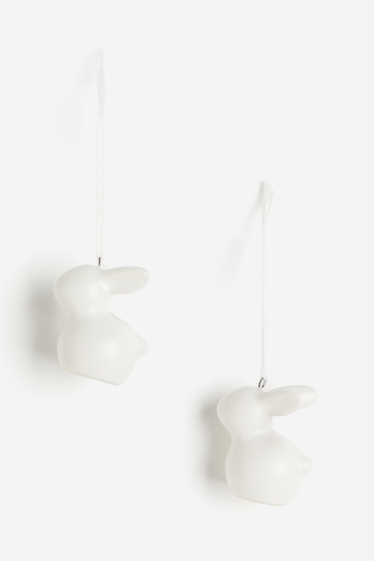 H&M Coniglietti Pasquali In Gres 2 Pezzi - Giallo - HOME