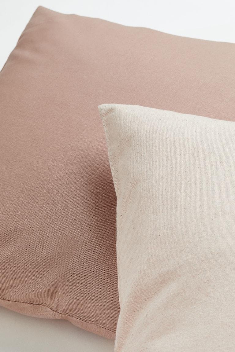 H&M Copricuscini In Tela Di Cotone 2 Pz - Rosa Cipria/marrone - HOME
