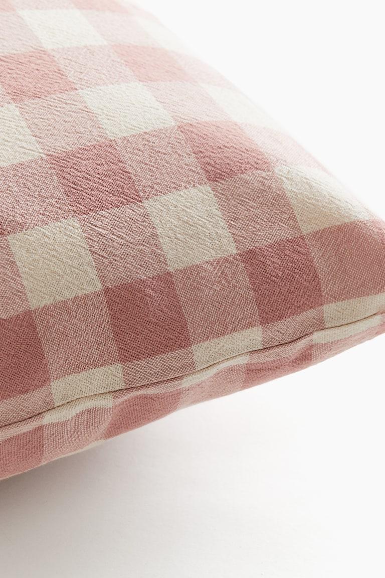 H&M Copricuscino In Cotone A Quadretti Vichy - Marrone/quadretti Vichy - HOME