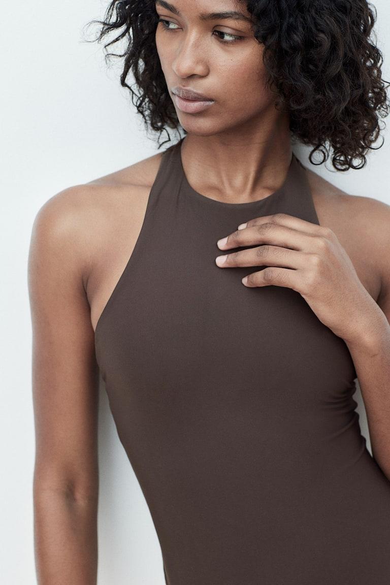 H&M Costume Intero Sportivo Con Lycra® - Marrone - DONNA