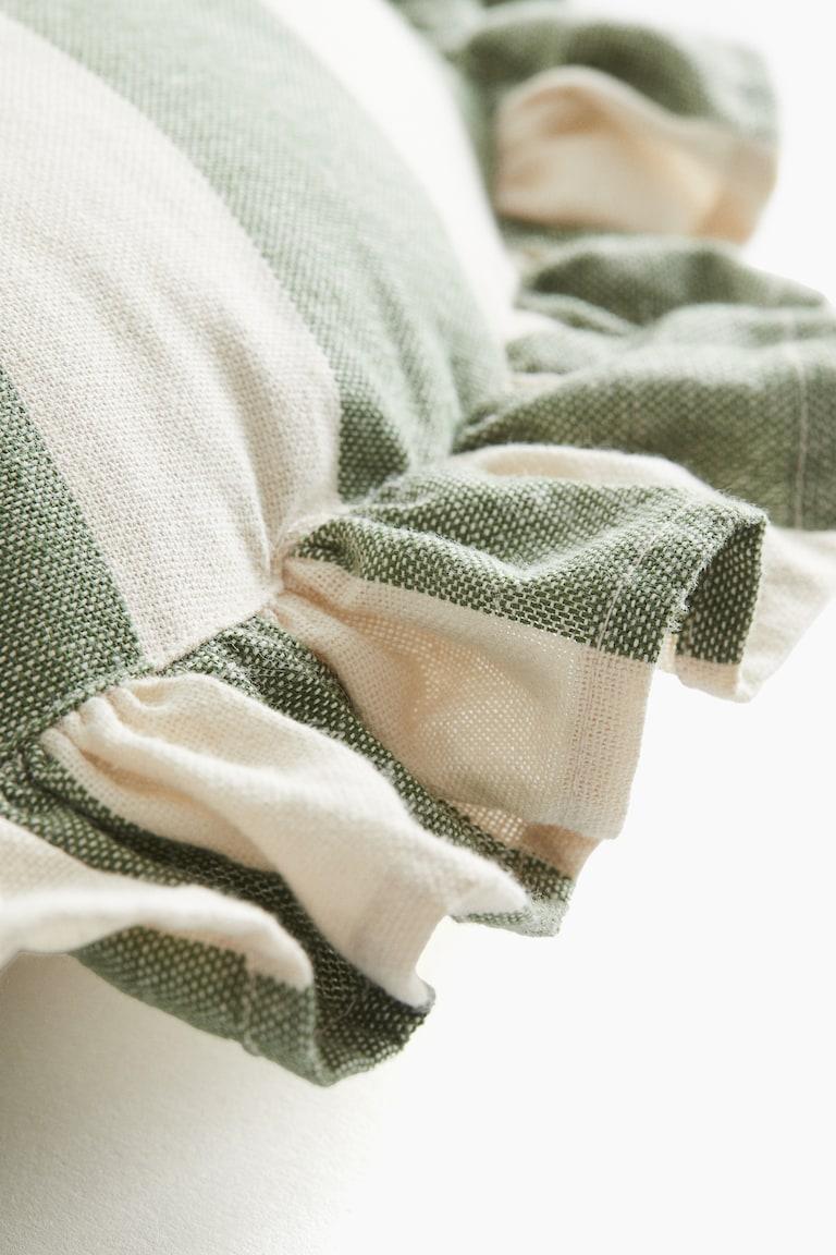 H&M Cuscino Per Sedia In Cotone Con Bordi A Volant - Rosa/righe - HOME