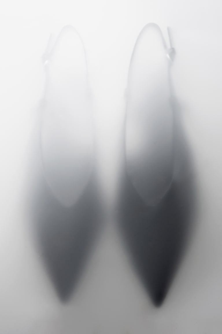 H&M Décolleté Slingback Classiche In Pelle - Azzurro - DONNA