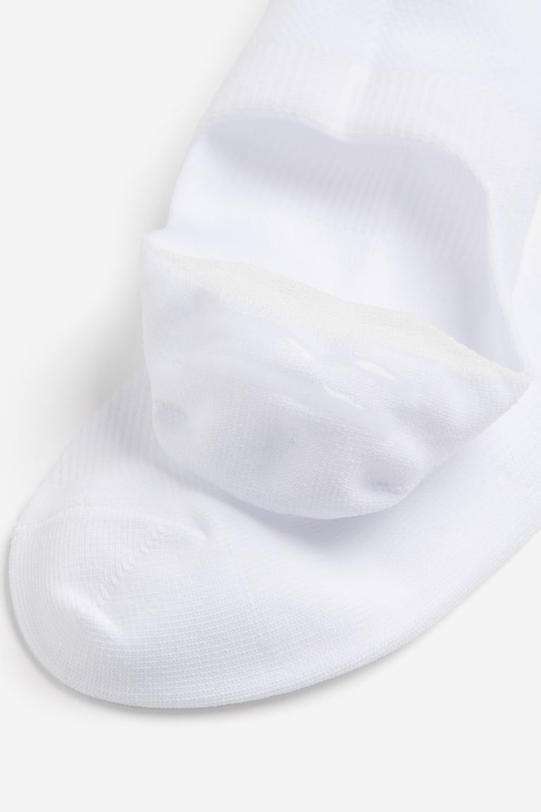 H&M Fantasmini Sportivi Con DryMove™ 5 Paia - Bianco - DONNA