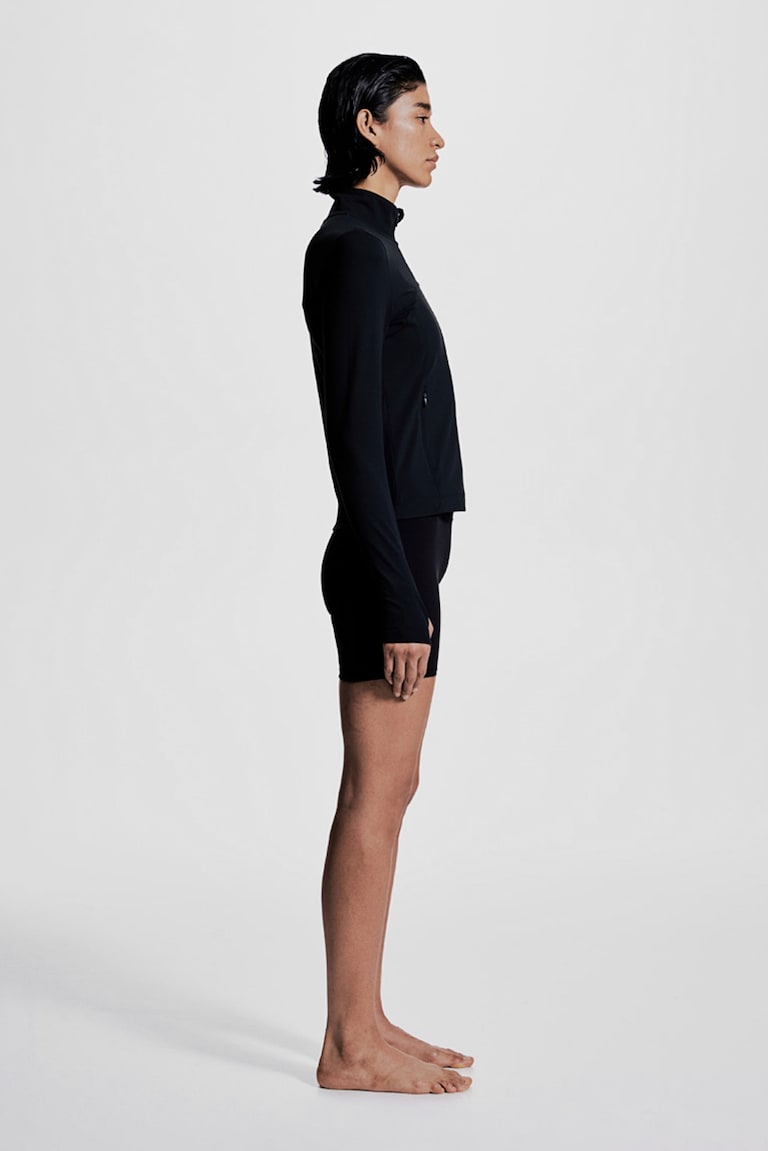 H&M Giacca Sportiva Con SoftMove™ Con Cerniera - Turchese Chiaro - DONNA