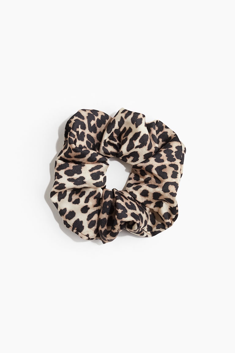 H&M Grande Elastico Arricciato - Beige/leopardato - DONNA