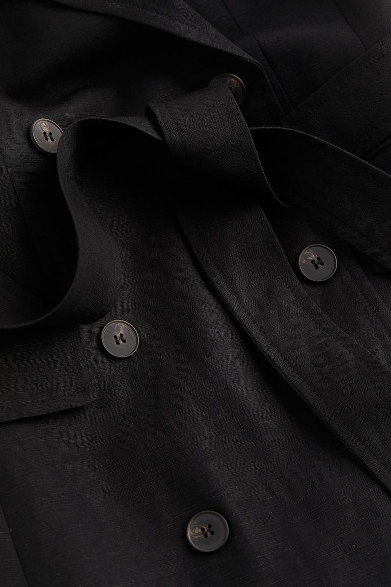 H&M Abito-blazer In Misto Lino - Nero - DONNA