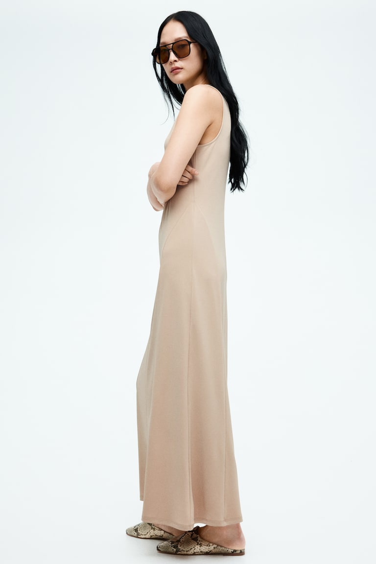 H&M Abito Con Nodo Decorativo - Beige - DONNA