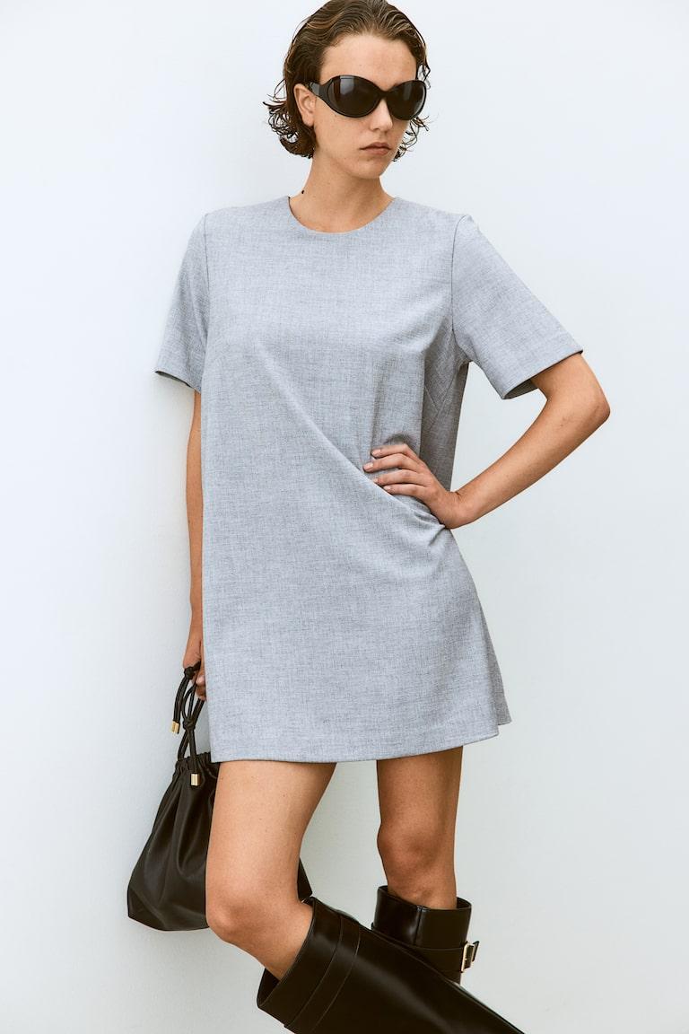 H&M Abito Svasato - Nero - DONNA