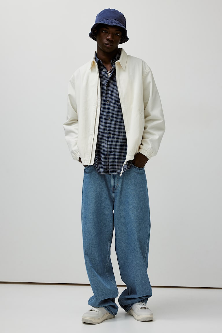 H&M Baggy Jeans - Blu Denim Pallido - UOMO