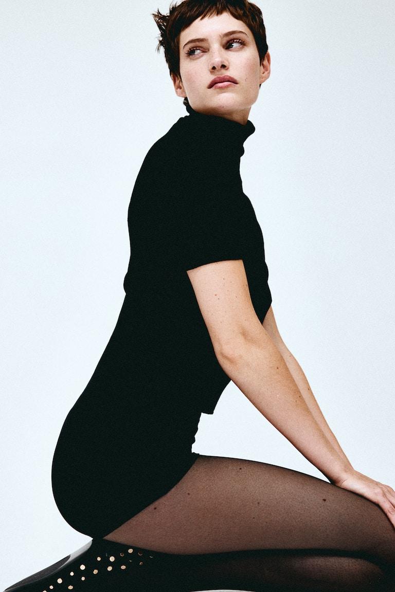 H&M Ballerine con borchie - Nero - DONNA