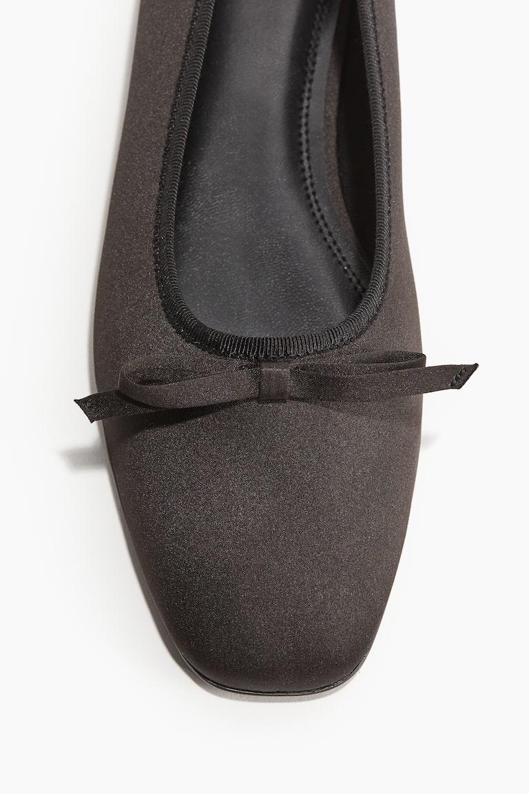 H&M Ballerine Con Fiocco - Nero - DONNA