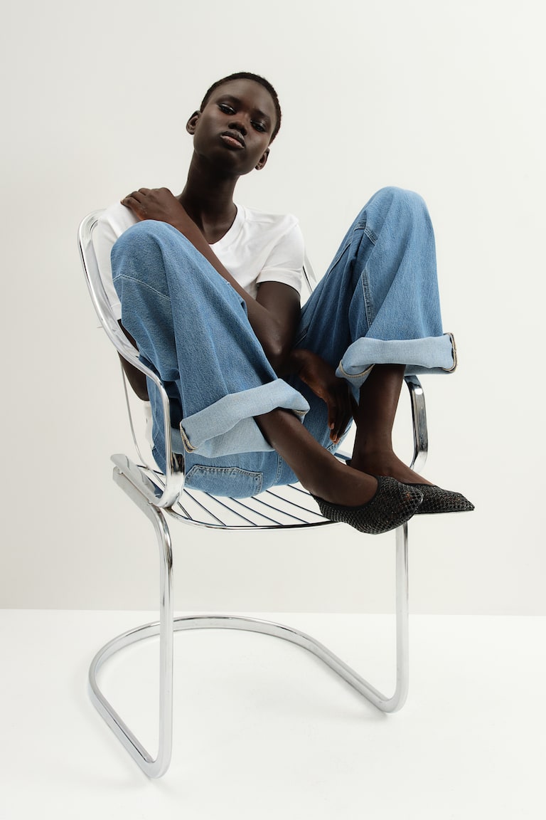 H&M Ballerine intrecciate - Beige chiaro - DONNA