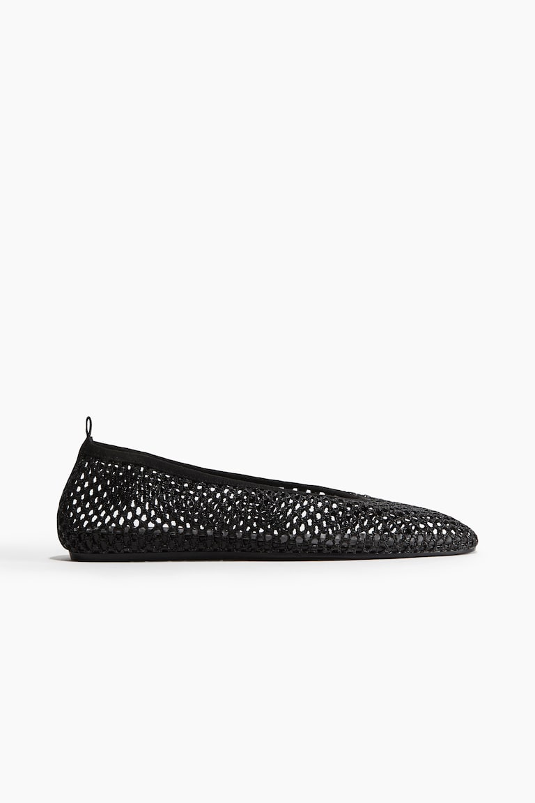 H&M Ballerine Intrecciate - Nero - DONNA