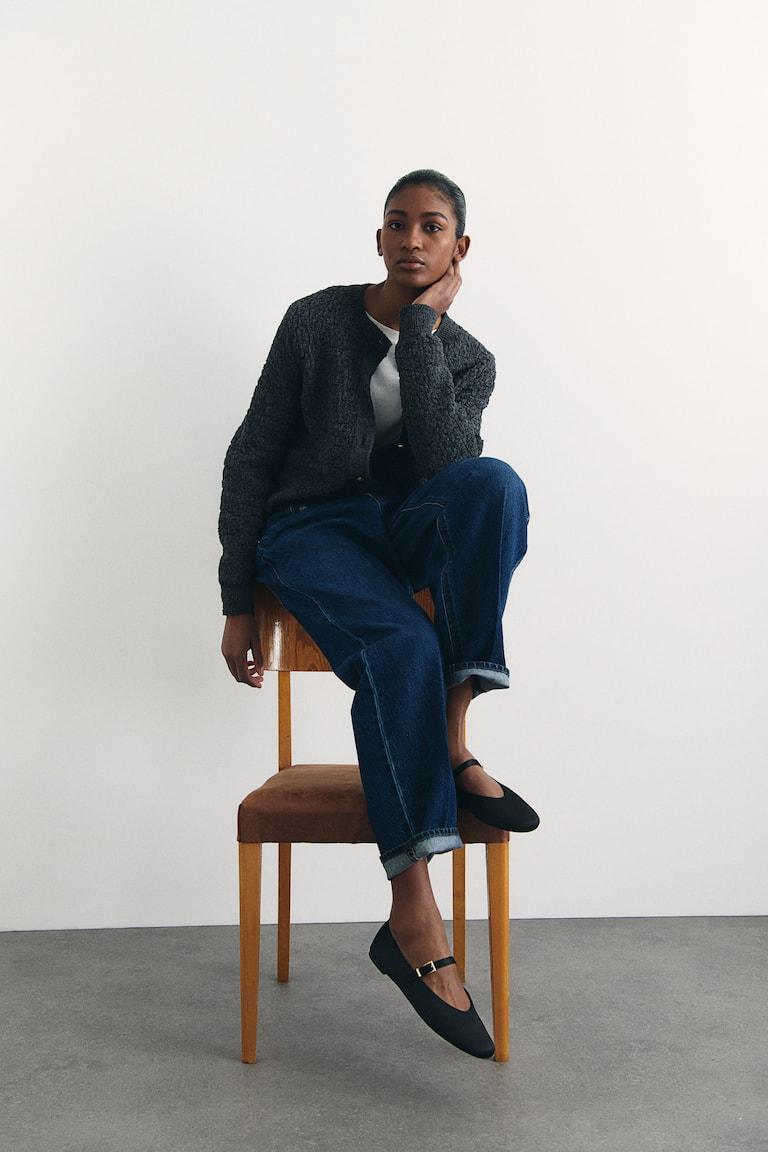 H&M Ballerine Mary Jane - Blu Denim Chiaro - DONNA