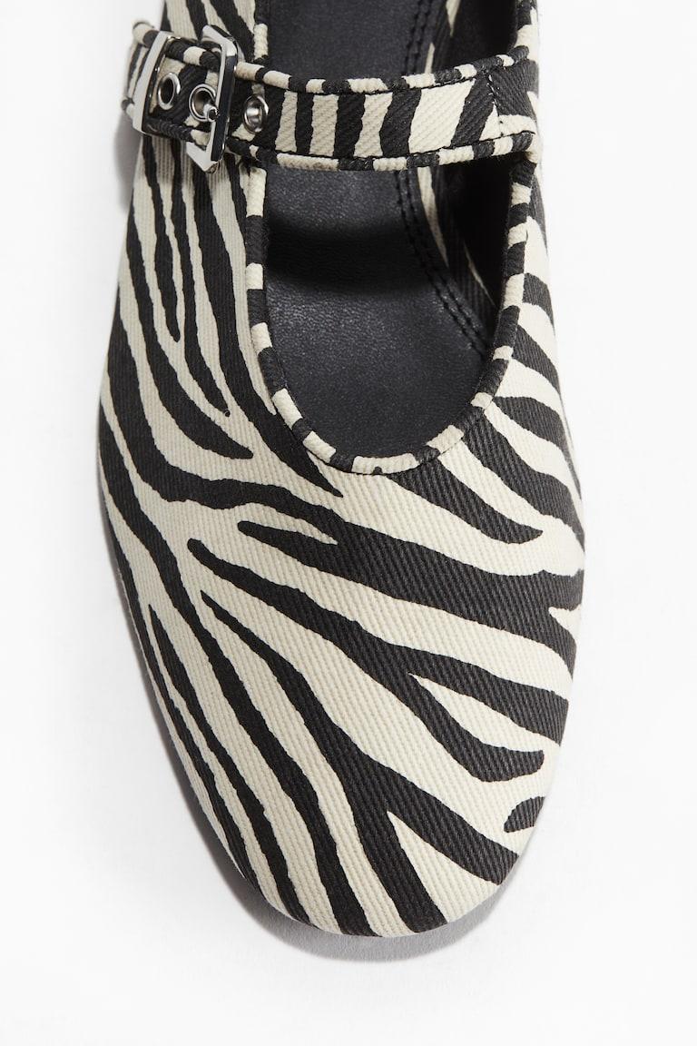 H&M Ballerine Mary Jane - Marrone Scuro - DONNA